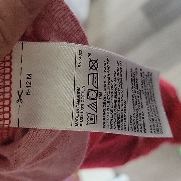 Old Navy Patriotic Red with Stars Dress Size 6-12M - Picture 7 of 7